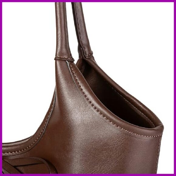 Large Capacity Vintage French Bow Tote Bag Hobo Shoulder Purse Satchel - Picture 8 of 8